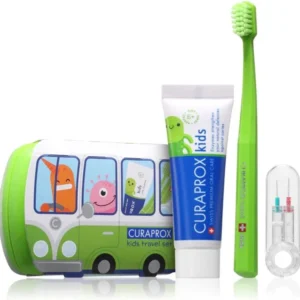Curapox Travel Set Kids zestaw podróżny -zielony