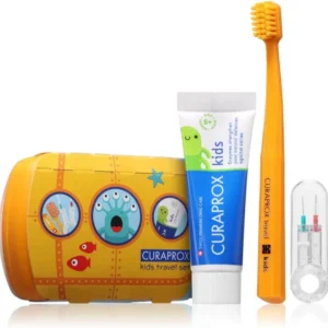 Curapox Travel Set Kids zestaw podróżny -pomarańcz