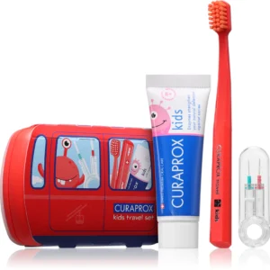 Curapox Travel Set Kids zestaw podróżny -czerwony