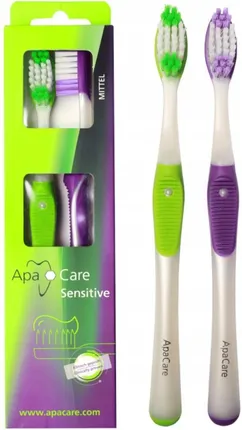 APACARE Sensitive manualne szczoteczki do zębów -  2 szt