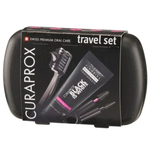 Curaprox Travel Set - Zestaw podróżny black & white