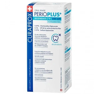 Curaprox Perio Plus Regenerate – płyn do płukania jamy ustnej z chlorheksydyną 0,09% – 200 ml