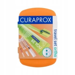 Curaprox Travel Set Ortho - zestaw podróżny Pomarańczowy