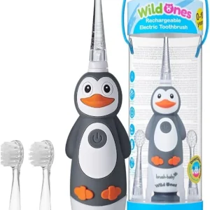 BRUSH-BABY WildOnes Szczoteczka Soniczna 0-10 lat PINGWIN